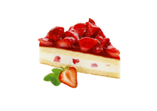 Bild von *1 ST. ERDBEER-BUTTERMILCH-DREIECKE (UK = 4 ST.)