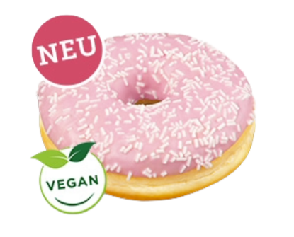 Bild von 48 ST. PINK VELVET DONUT VEGAN