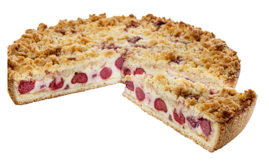 Bild von 1 ST. KIRSCHKUCHEN MIT BUTTERSTREUSEL ( UK = 4 STK