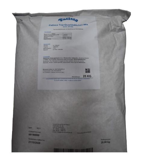 Bild von PATISSA QUARKBÄLLCHEN MIX 25kg