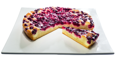 Bild von 1 ST. HIMBEER-HASELNUSS-KUCHEN VEGAN (UK=4STK)