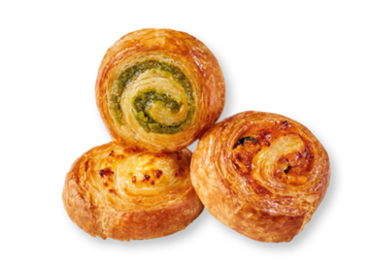 Bild von 225 ST. MINI SCHNECKEN MIX HERZHAFT