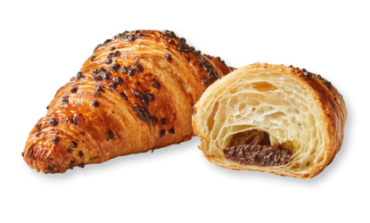 Bild von 44 ST. CROISSANT MIT KAKAO- UND HASELNUSSFÜLL.