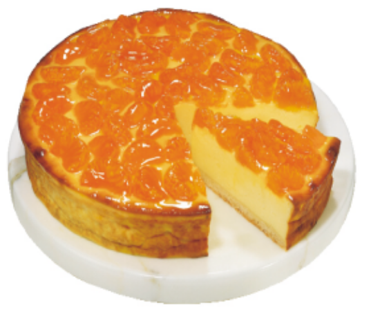 Bild von 1 ST. RAHM-KÄSE-KUCHEN MIT MANDARINEN