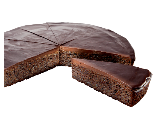Bild von 1 ST. SCHOKOKUCHEN GESCHNITTEN (UK = 4 STK)