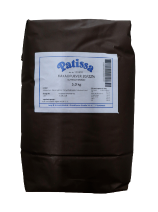 Bild von 5KG PATISSA KAKAOPULVER 20-22%