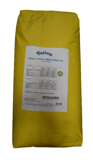 Bild von PATISSA WEIZEN VOLLKORN BÄCKERMISCHUNG 25kg