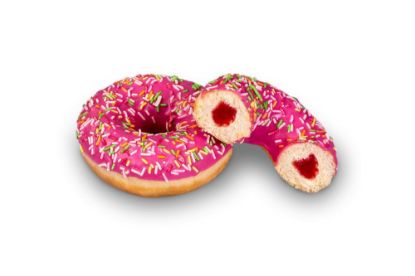 Bild von 36 ST. DONUT MIT ERDBEERFÜLLUNG 70 GR.