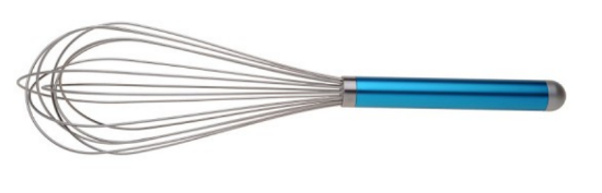 Bild von HANDSCHLAGBESEN 42cm, 12 DRÄHTE / #8a ELOX.