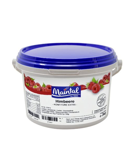 Bild von 3 KG HIMBEER  KONFITÜRE OBSTLAND