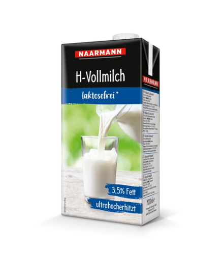 Bild von 12x1LTR. H-MILCH 3,5% LAKTOSEFREI