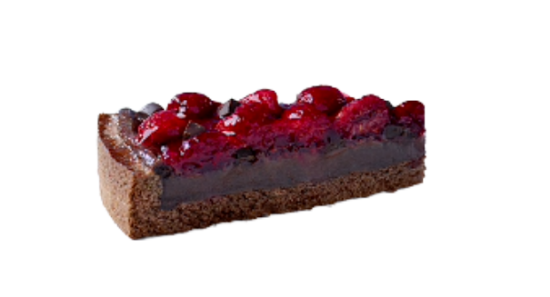 Bild von *1 ST. CHOCOLATE-RASPBERRY-CAKE (UK = 4 ST.)