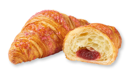 Bild von 40 ST. CROISSANT MIT HIMBEERFÜLLUNG
